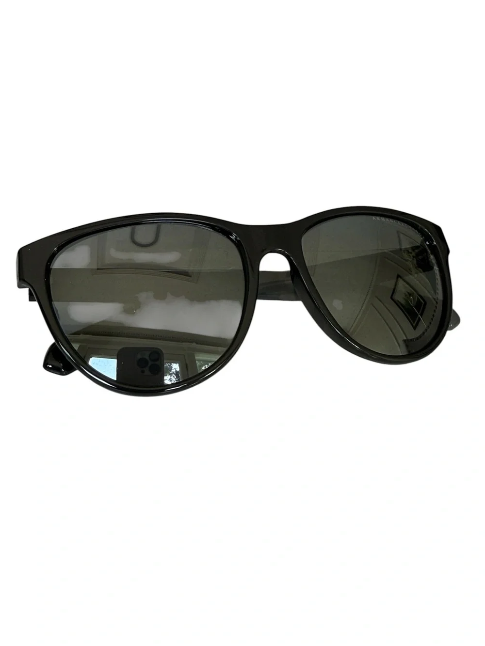 A|X Armani Exchange AX4095S 81586G Black Rectangular Sunglasses 56mm w/ Case